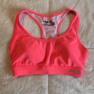 FILA High Impact Hot Pink Sports Bra